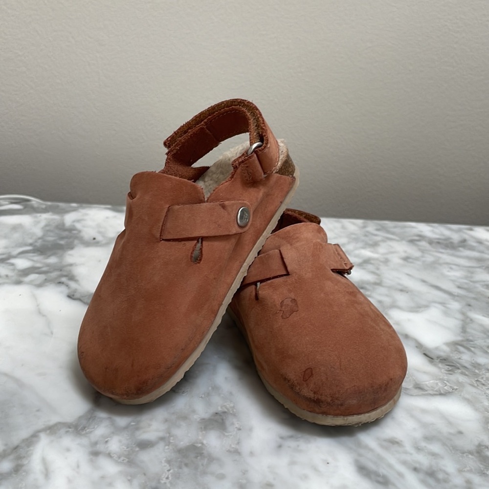 Zara Sherpa clogs